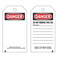 &eacute;tiquettes de s&eacute;curit&eacute; auto-plastifiantes, Polyester, 3" la x 5-3/4" h, Anglais Kelford