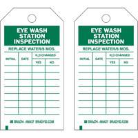 Inspection Record Tags, Polyester, 4" W x 7" H, English Kelford