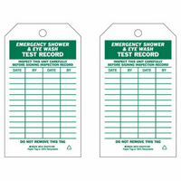 Test Record Inspection Tags, Paper, 4" W x 7" H, English SX441 | Kelford