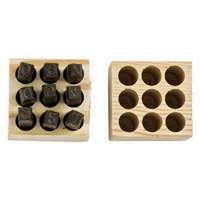 Number Steel Stamp Punch Set, # 4/6/3/2/1/8/9/7/5, 1/4" Kelford
