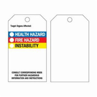 Self-Laminating Right-To-Know Tags, Polyester, 3" W x 5-3/4" H, English SX834 | Kelford