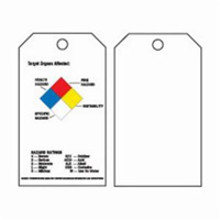 &eacute;tiquettes auto-plastifiantes du droit &agrave; l'information, Polyester, 3" la x 5-3/4" h, Anglais Kelford