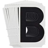 Quick-Align<sup>®</sup> Individual Gothic Number and Letter Labels, B, 4" H, Black SZ990 | Kelford