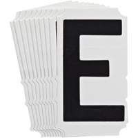 Quick-Align<sup>®</sup> Individual Gothic Number and Letter Labels, E, 4" H, Black SZ993 | Kelford