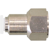 Raccord femelle droit filet&eacute; Topfit, 1/4" dia., Polym&egrave;re Kelford