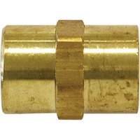 Female Hex Nipple, Brass Kelford