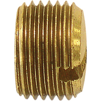 Bouchon de tuyau (avec fentes), 1/8" dia., Laiton Kelford