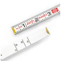 Red End&reg; Masonry Rule, 6' L, Wood, 1/16" Graduations Kelford