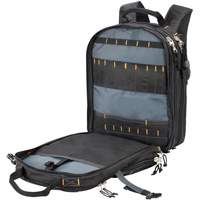 75-Pocket Tool Backpacks, 13" L x 17-1/2" W, Black, Nylon Kelford