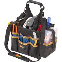 Grands porte-outils pour &eacute;lectriciens et travaux de maintenance, Polyester, 23 pochettes, Noir Kelford