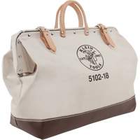 Heavy-Duty 18" Tool Bag, Canvas, 1 Pockets, Beige Kelford
