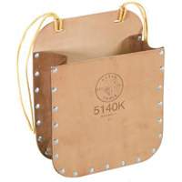 Tool Bag with Strap, Leather, 1 Pockets, Brown Kelford