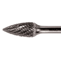 Fraise rotative conique &agrave; deux tranchants, SG-44, 1/8" dia., 1/8" Tige, 1/2" Prof. de la coupe Kelford