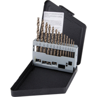Jobber Length Drill Bit Set, 13 Pieces, High Speed Cobalt Kelford