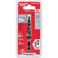 #2 Shockwave Impact Duty Step Drill Bit, 3/16" - 1/2" , 1/16" Increments, Titanium Kelford