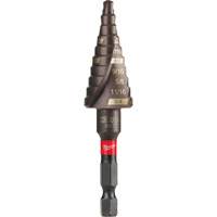 #3 Shockwave Impact Duty Step Drill Bit, 3/16" - 3/4" , 1/16" Increments, Titanium Kelford