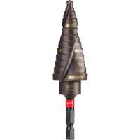 #8 Shockwave Impact Duty Step Drill Bit, 1/2" - 1" , 1/16" Increments, Titanium Kelford