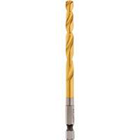 Shockwave Drill Bit, 1/4", Titanium, 2-15/32" Flute, 135° Point Kelford