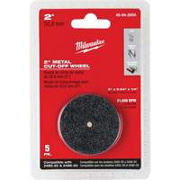 Disque &agrave; tronçonner pour meuleuse &agrave; angle droit M12 Fuel, 2" x 0,04", Arbre de 1/4", Type 1, Oxyde d'aluminium, 21000 Tr/min Kelford