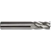 Fraise embout S134, 1/8" dia., 1-1/2" lo, 4 cannelures, 1/8" tige, Carbure Kelford