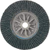 Disque &agrave; lamelles Long Life C-Trim, 4-1/2" x 5/8"-11, Type 27, Grain 40, Alumine de zirconium Kelford