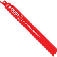 Reciprocating Blade for Auto Dismantling, Bi-Metal, 10-14 TPI, 9" L x 1" W Kelford