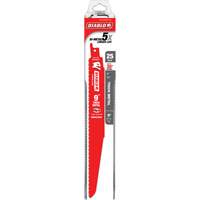 Reciprocating Blade for Thick Metal/Demolition, Bi-Metal, 8-10 TPI, 9" L Kelford