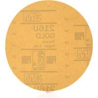 Hookit™ Gold Paper Disc 216U, 6" Dia., P600 Grit, Aluminum Oxide, A-Weight TCT814 | Kelford