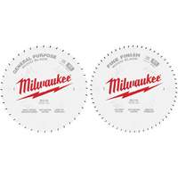 Circular Saw Wood Cutting Blades, 10", 40/60 Teeth, Wood Use Kelford