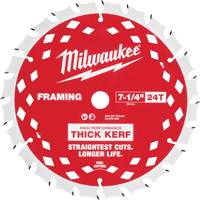Thick Kerf Framing Circular Saw Blade, 7-1/4", 24 Teeth, Wood Use Kelford