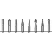 1855 Double Cut Carbide Burr Set, 8 Pieces Kelford