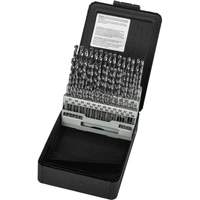 Jobber Length Drill Bit Set, 60 Pieces, High Speed Steel Kelford