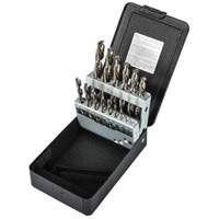 Jobber Length Drill Bit Set, 15 Pieces, High Speed Steel Kelford