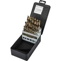 Heavy-duty Screw Machine Drill Bit Set, 29 Pieces, High Speed Cobalt Kelford