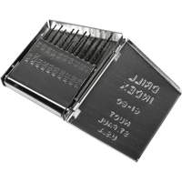 Jobber Length Drill Bit Set, 20 Pieces, High Speed Steel Kelford