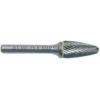 F1-D JET-KUT&reg; Tree Shape Burr with Radius End, 1/4" Dia., 5/8" Depth of Cut Kelford