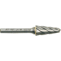 L4-NF 1/4" Taper Shape Bur for Aluminum/Non-ferrous Materials, 1/2" Dia. Kelford