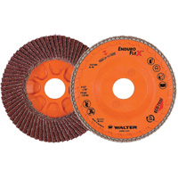 Enduro-Flex Flap Disc, 4-1/2" x 7/8", Type 27, 40 Grit, Zirconia Alumina Kelford