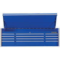 Extreme Tools<sup>®</sup> RX Series Top Tool Chest, 72" W, 12 Drawers, Blue TEQ504 | Kelford