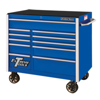 RX Series Rolling Tool Cabinet, 11 Drawers, 41-1/2" W x 25-1/2" D x 40-1/2" H, Blue Kelford