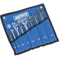 Fixed Head Wrench Set, Combination, 8 Pieces, Imperial Kelford
