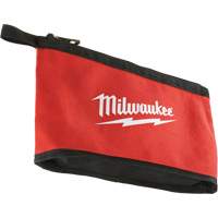 Zipper Pouch, Canvas, 1 Pockets, Black/Red Kelford