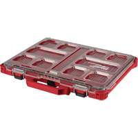 Organisateur profil&eacute; Packout, 19-3/4" x 16-2/5" x 2-1/2", Noir/Rouge Kelford
