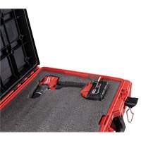 Packout Tool Case with Customizable Insert, 20-7/10" x 15-1/5" x 6-1/5", Black/Red Kelford