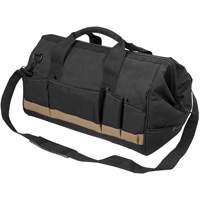 MEGAMOUTH Tool Bag, Polyester, 25 Pockets, Black Kelford