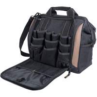 Multi-Compartment Tool Carrier, Polyester, 33 Pockets, Black Kelford