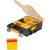 Organisateur de format moyen PRO, 4-1/2" la x 10-1/4" p x 13-3/5" h, Noir/Jaune Kelford