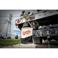 Utility Bucket, 11-4/5" L x 11-4/5" W x 14-3/5" H, Canvas, Beige/Black Kelford