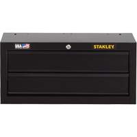 100 Series Middle Tool Chest, 26" W, 2 Drawers, Black TER043 | Kelford
