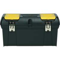2000 Series Tool Box with Tray, 24" W x 11-1/4" D x 11" H, Black/Yellow TER081 | Kelford
